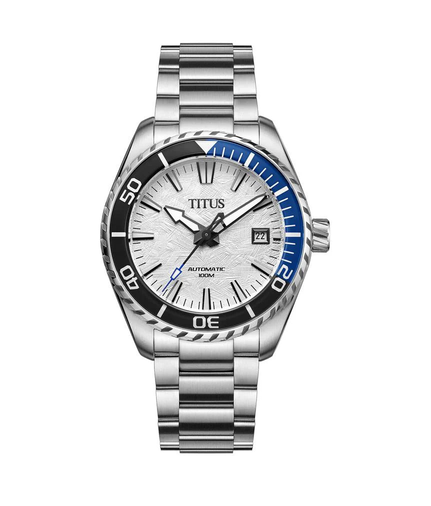 [MEN] Saber 3 Hands Date Automatic Stainless Steel Watch [W06-03423-001]