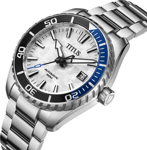 [MEN] Saber 3 Hands Date Automatic Stainless Steel Watch [W06-03423-001]