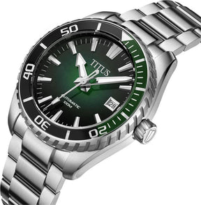 [MEN] Saber 3 Hands Date Automatic Stainless Steel Watch [W06-03423-002]