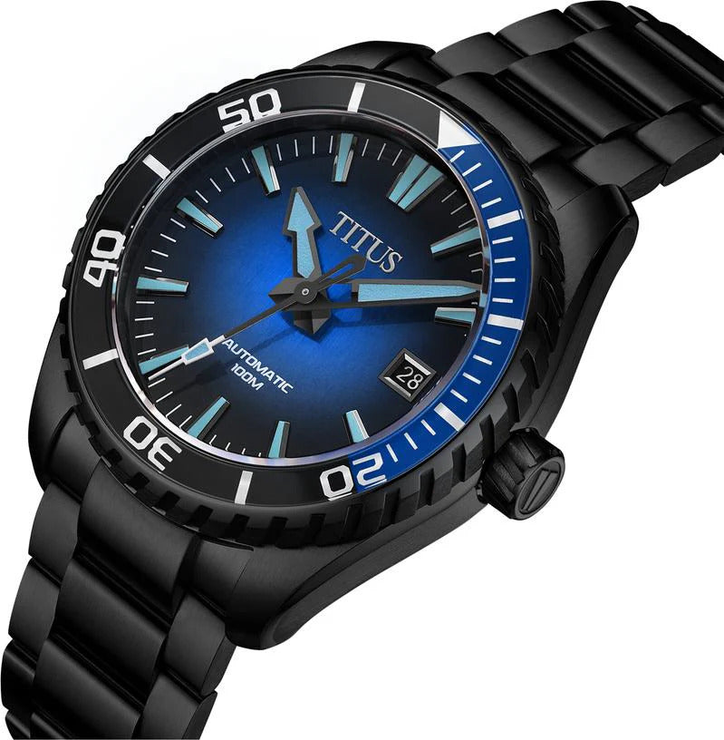 [MEN] Saber 3 Hands Date Automatic Stainless Steel Watch [W06-03423-004]