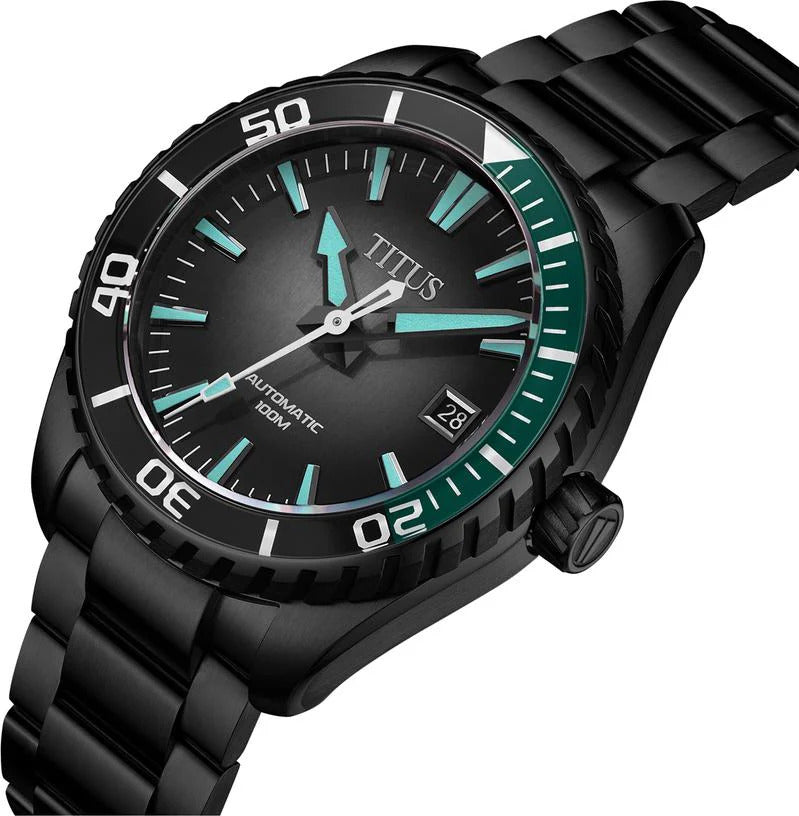 [MEN] Saber 3 Hands Date Automatic Stainless Steel Watch [W06-03423-005]
