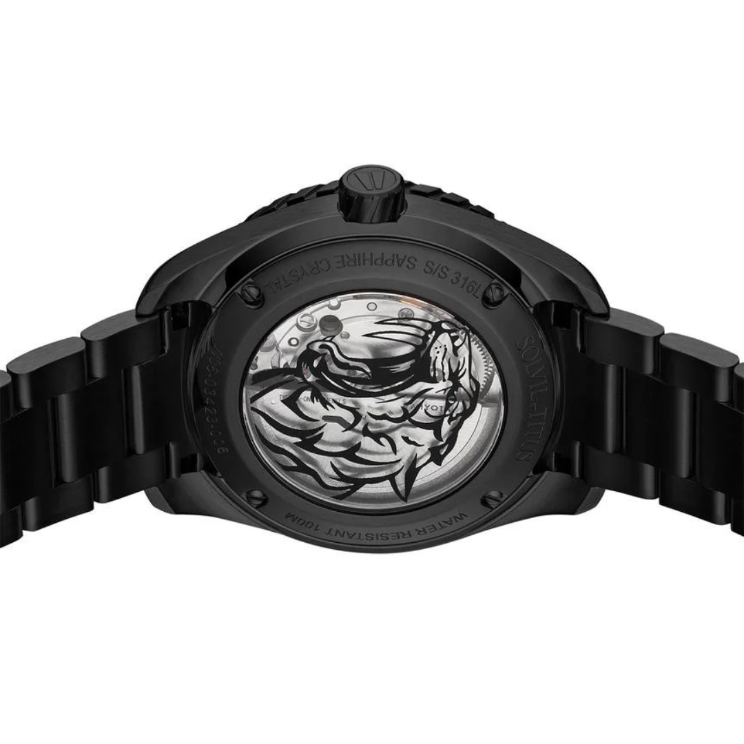 [MEN] Saber 3 Hands Date Automatic Stainless Steel Watch [W06-03423-006]