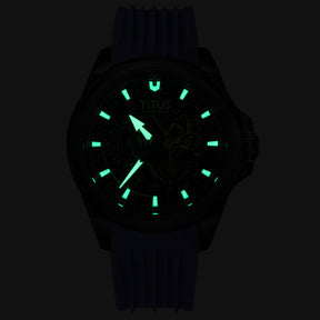 Solvil et Titus x Evangelion "EVA-01" Quest Collection Limited Edition Multi-Function Automatic Silicone Watch [W06-03426-001]