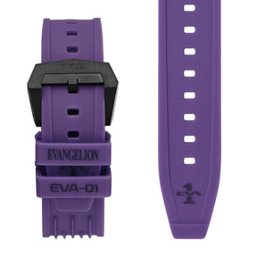 Solvil et Titus x Evangelion "EVA-01" Quest Collection Limited Edition Multi-Function Automatic Silicone Watch [W06-03426-001]