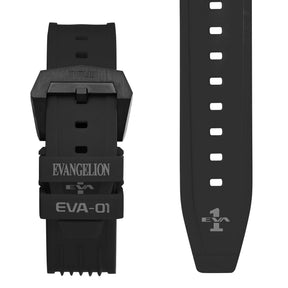 Solvil et Titus x Evangelion "EVA-01" Quest Collection Limited Edition Multi-Function Automatic Silicone Watch [W06-03426-001]