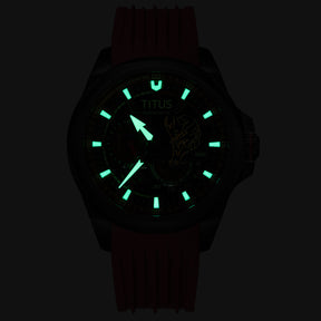 Solvil et Titus x Evangelion "EVA-02" Quest Collection Limited Edition Multi-Function Automatic Silicone Watch [W06-03426-002]