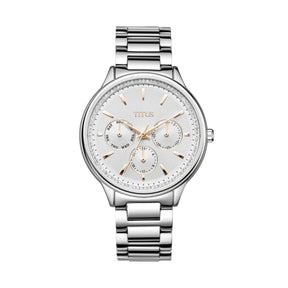 [WOMEN] Fashionista Multi-Function Quartz Stainless Steel Watch [W06-03428-001]