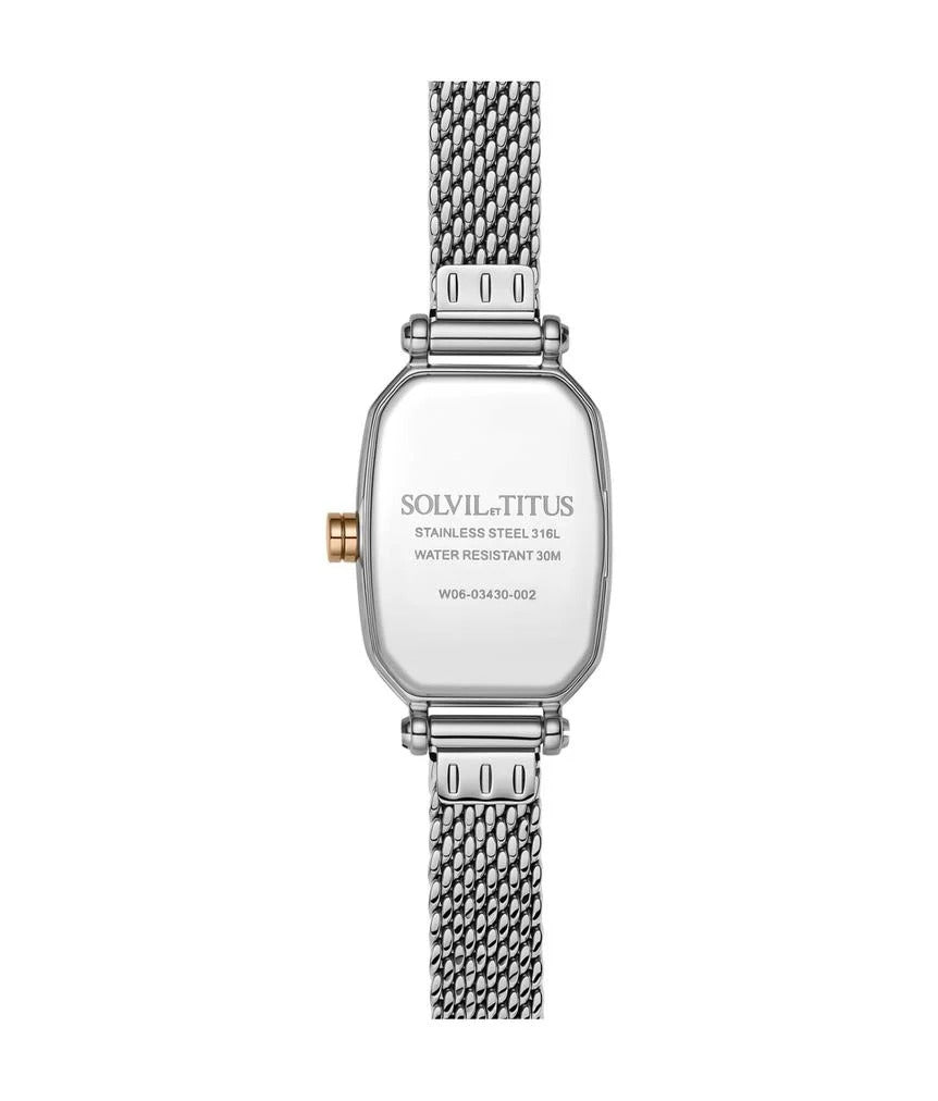[WOMEN] Fashionista 2 Hands Quartz Stainless Steel Women Watch [W06-03430-002]