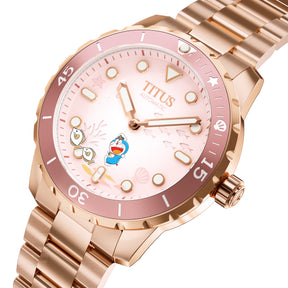 Solvil et Titus Doraemon 3 Hands Automatic Stainless Steel Watch [W06-03432-002]