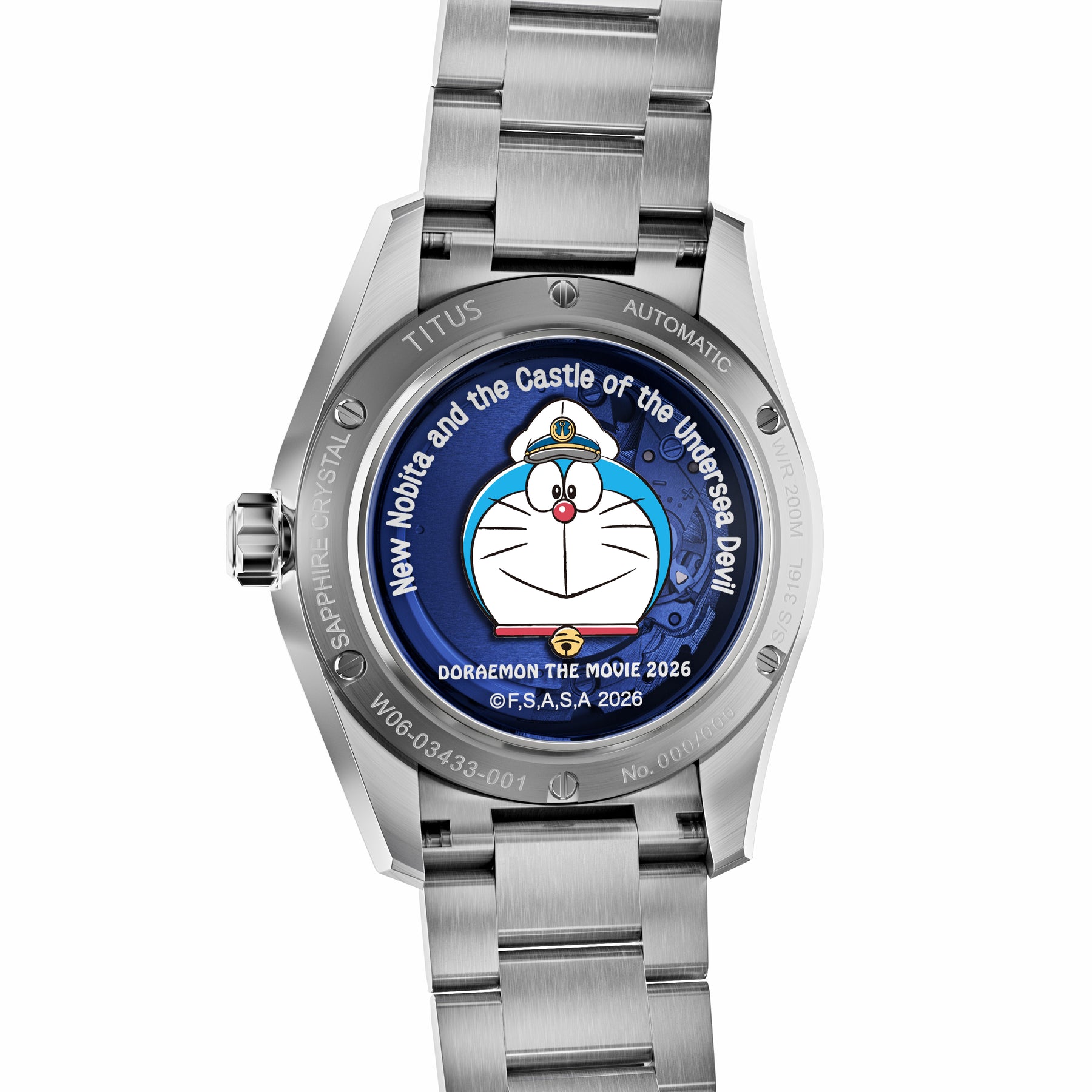 [MEN] Solvil et Titus The Cape Collection Limited Edition 3 Hands Automatic Stainless Steel Watch [W06-03433-001]