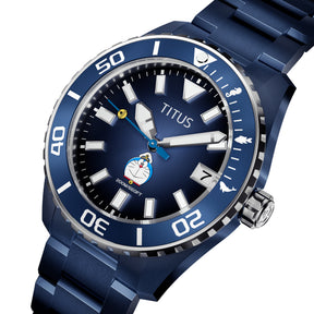 Solvil et Titus Doraemon 3 Hands Date Automatic Stainless Steel Watch [W06-03433-002]