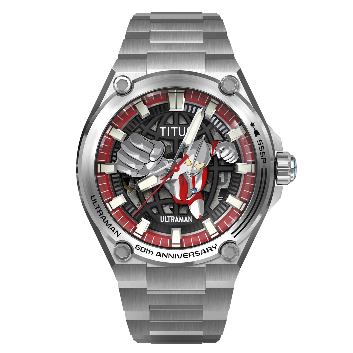 Voyager Collection "Ultraman 60th Anniversary" Limited Edition Automatic Skeleton Watch [W06-03435-001]