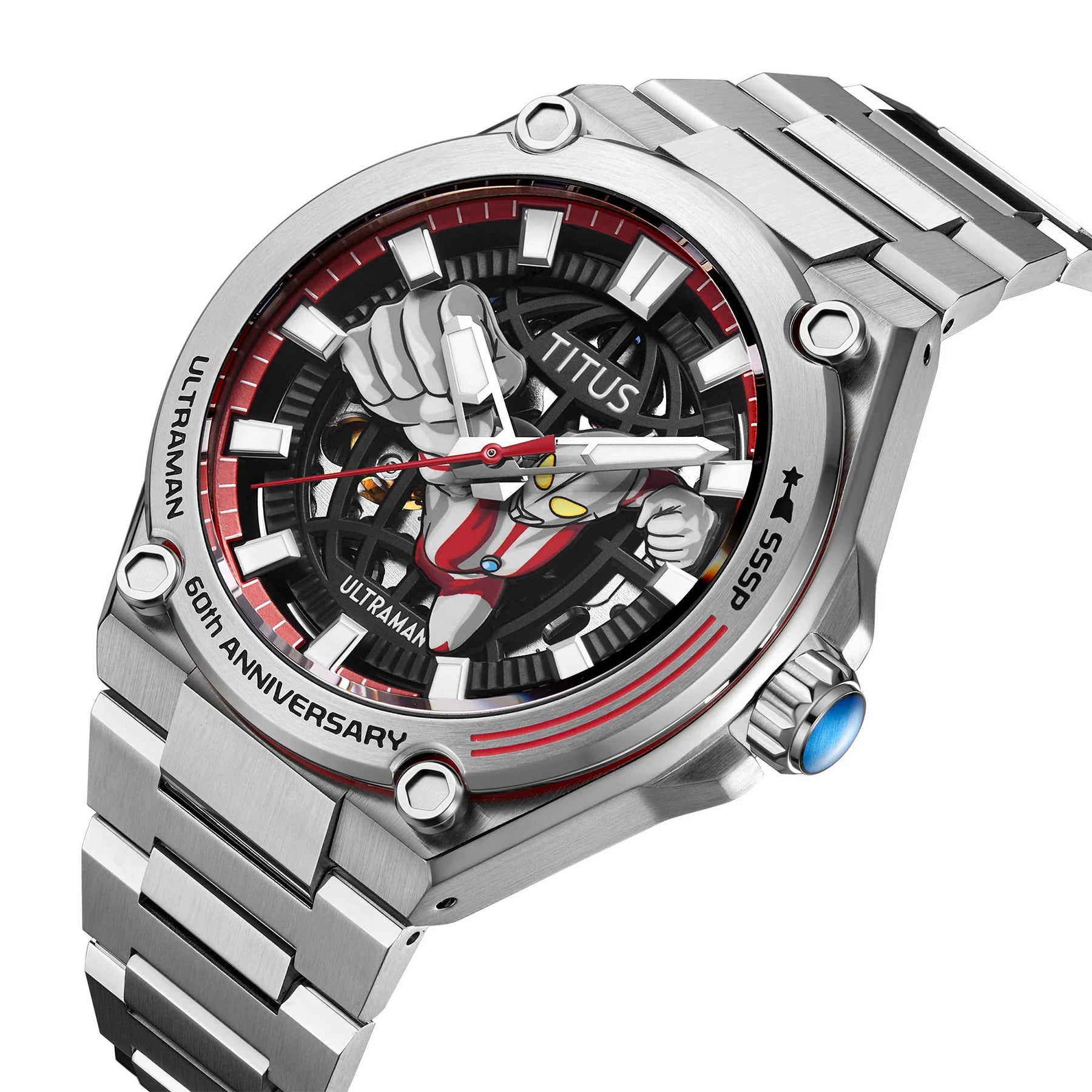 Voyager Collection "Ultraman 60th Anniversary" Limited Edition Automatic Skeleton Watch [W06-03435-001]