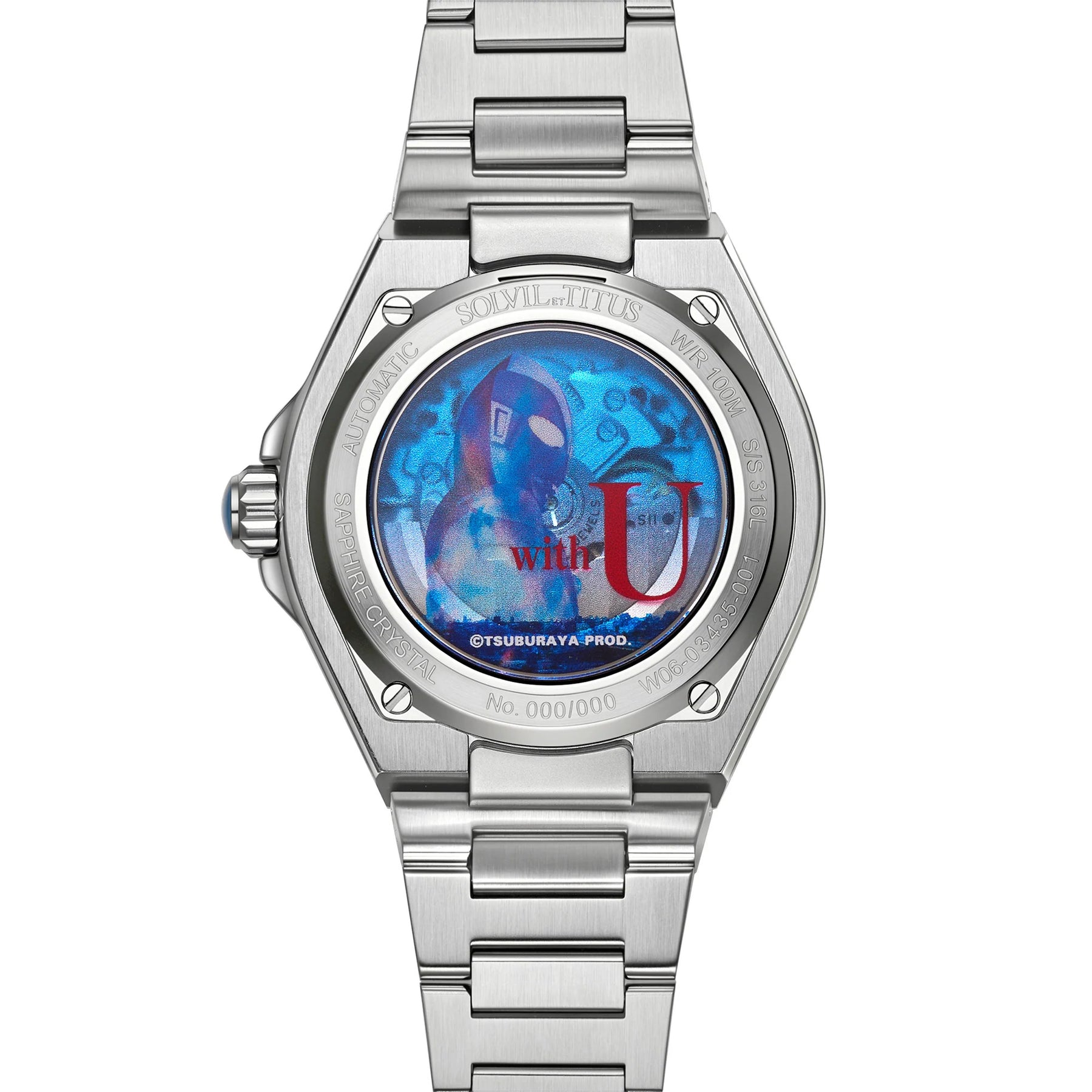 Voyager Collection "Ultraman 60th Anniversary" Limited Edition Automatic Skeleton Watch [W06-03435-001]