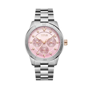 [WOMEN] Aspira Multi-Function Quartz Stainless Steel Watch [W06-03413-002]