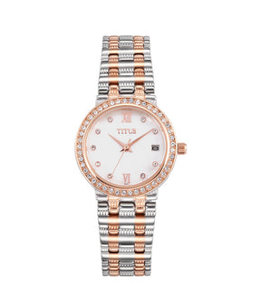[WOMEN] Fair Lady 3 Hands Date Quartz Stainless Steel Watch [W06-03320-002]
