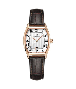[WOMEN] Barista 3 Hands Date Quartz Leather Watch [W06-02825-002]
