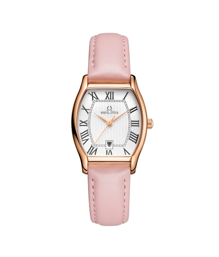 [WOMEN] Barista 3 Hands Date Quartz Leather Watch [W06-02825-005]