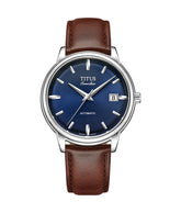 [MEN] Sonvilier 3 Hands Date Automatic Leather Watch [W06-02939-007]