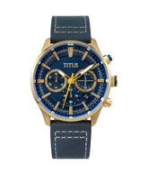 [MEN] Saber Chronograph Quartz Leather Watch [W06-03287-012]