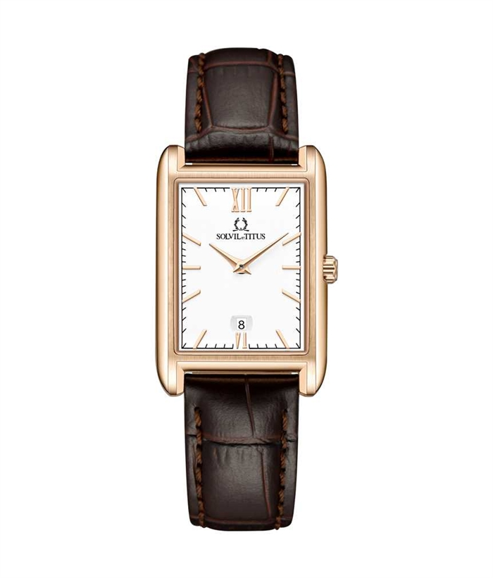 [WOMEN] Classicist 2 Hands Date Quartz Leather Watch [W06-03179-005]