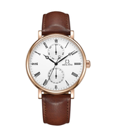 [MEN] Classicist Multi-Function Quartz Leather Watch [W06-03300-002]