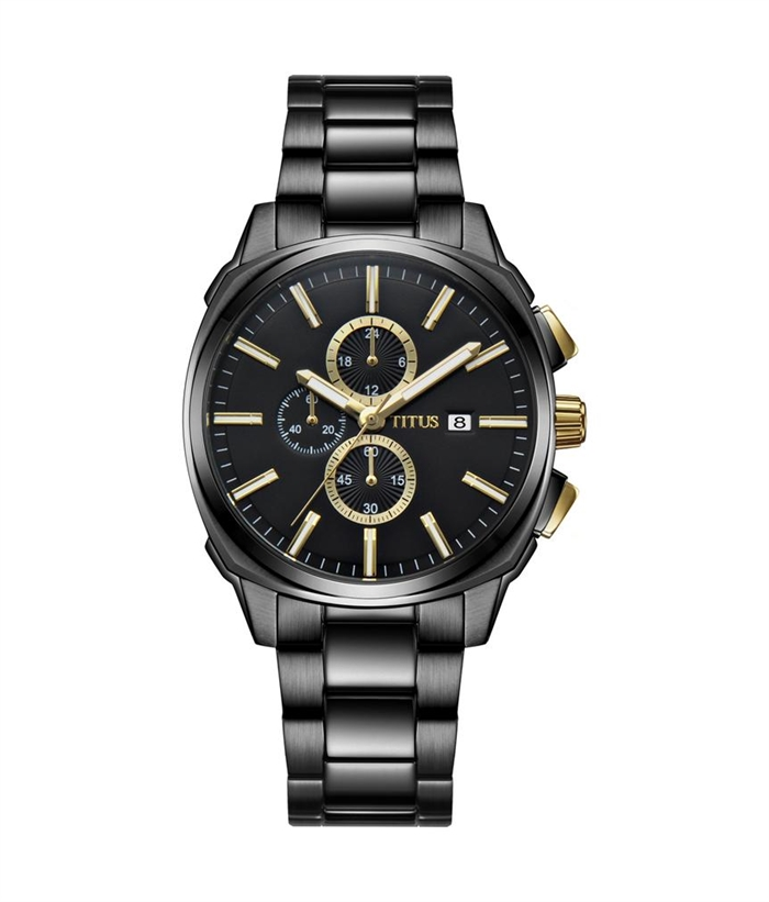 [MEN] Modernist Chronograph Quartz Stainless Steel Watch [W06-03308-003]