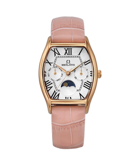 [WOMEN] Barista Multi-Function Quartz Leather Watch [W06-03220-004]