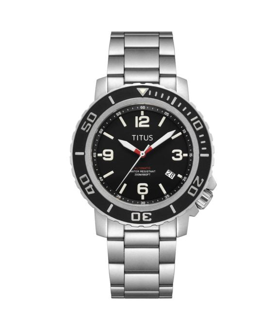 [MEN] The Cape 3 Hands Date Automatic Stainless Steel Watch [W06-03227-001]