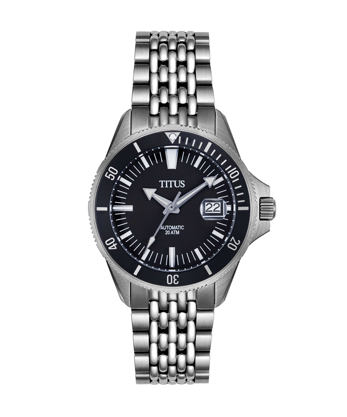 [MEN] Valor 3 Hands Date Automatic Stainless Steel Watch [W06-03250-001]