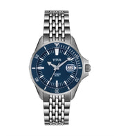 [MEN] Valor 3 Hands Date Automatic Stainless Steel Watch [W06-03250-002]