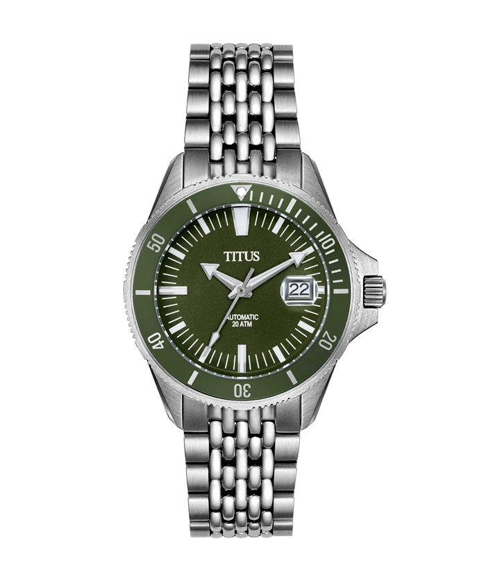 [MEN] Valor 3 Hands Date Automatic Stainless Steel Watch [W06-03250-003]