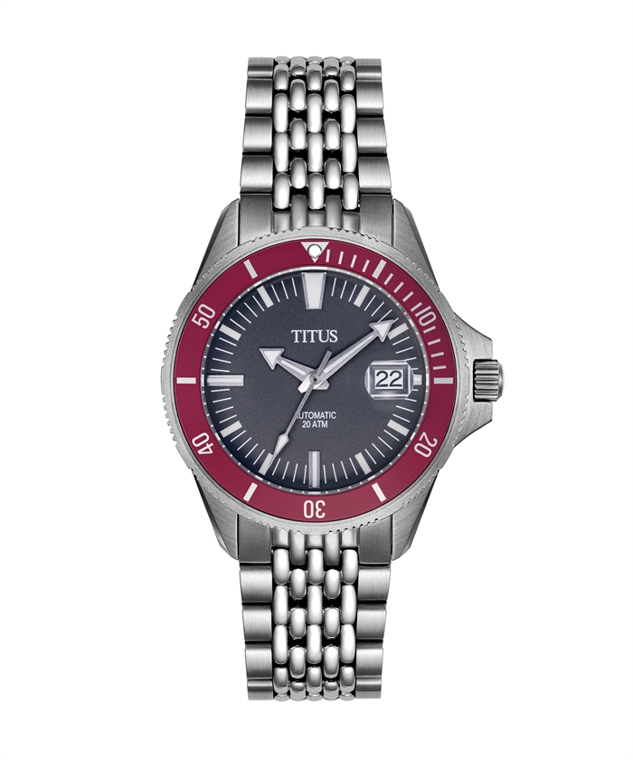 [MEN] Valor 3 Hands Date Automatic Stainless Steel Watch [W06-03250-004]