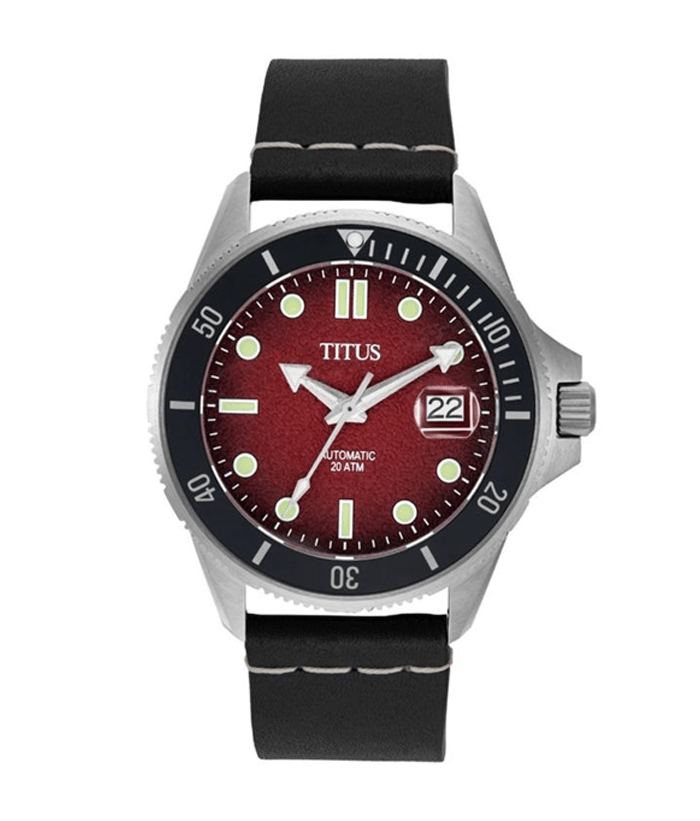 [MEN] Valor 3 Hands Date Automatic Leather Watch [W06-03250-011]