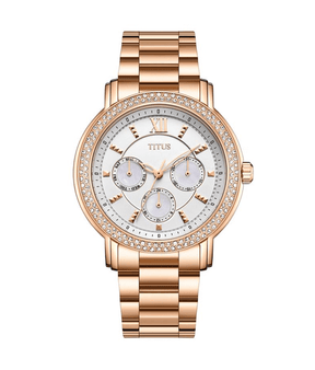 [WOMEN] Fashionista Multi-Function Quartz Stainless Steel Watch [W06-03251-002]