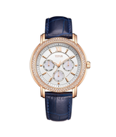 [WOMEN] Fashionista Multi-Function Quartz Leather Watch [W06-03251-004]