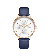 [WOMEN] Interlude Multi-Function Quartz Leather Watch [W06-03259-008]