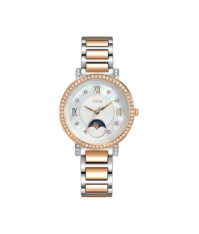 [WOMEN] Chandelier 3 Hands with Day Night Indicator Quartz Stainless Steel Watch [W06-03261-001]