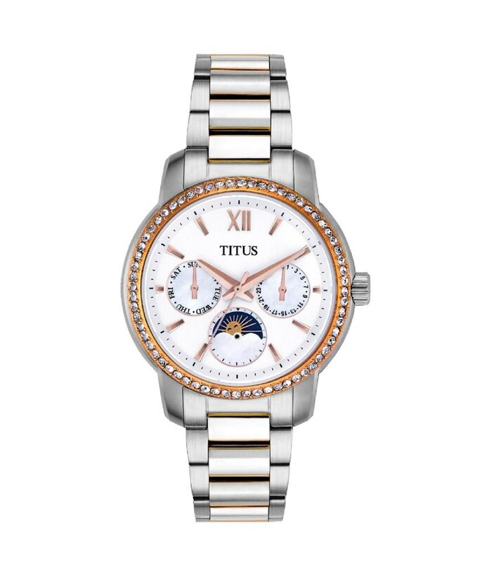[WOMEN] Devot Multi-Function with Day Night Indicator Quartz Stainless Steel Watch [W06-03262-002]