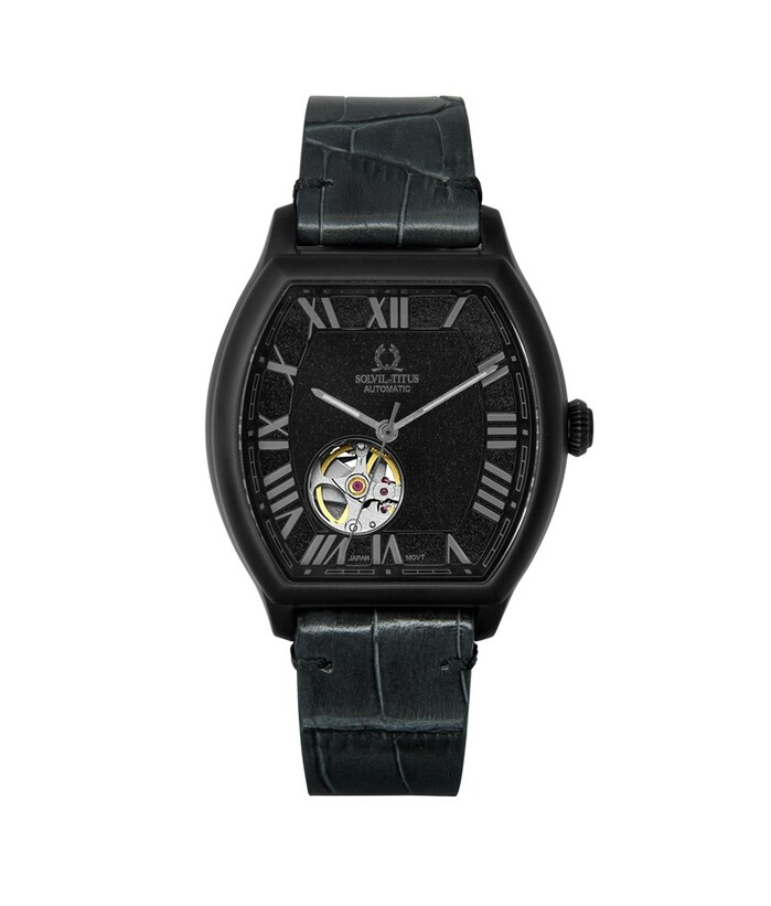 [MEN] Barrique 3 Hands Automatic Leather Watch [W06-03268-006]