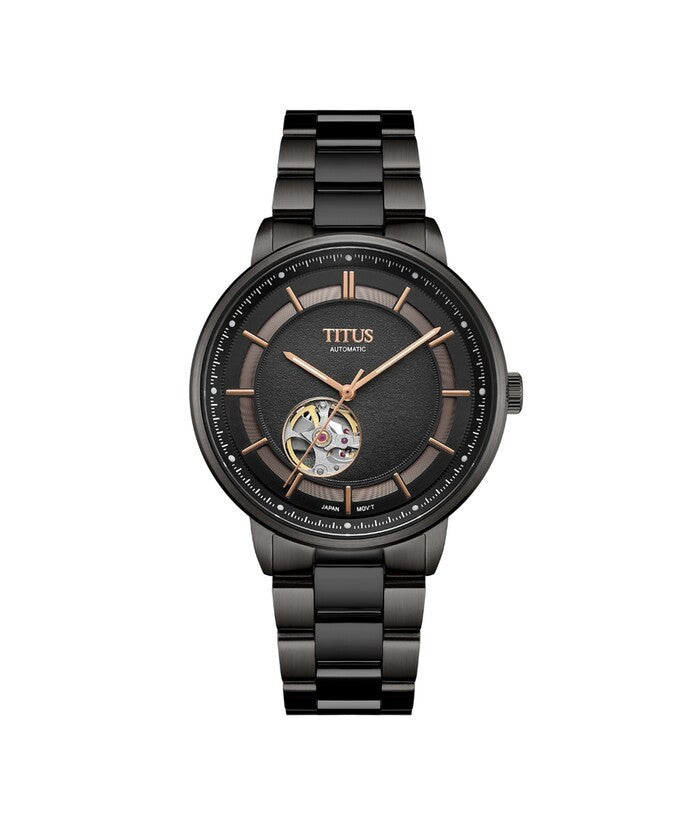 [MEN] Enlight 3 Hands Automatic Stainless Steel Watch [W06-03277-003]