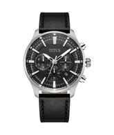 [MEN] Saber Chronograph Quartz Leather Watch [W06-03286-006]
