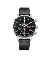 [MEN] Nordic Tale Chronograph Quartz Leather Watch [W06-03298-003]