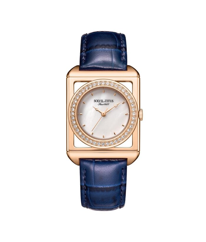 [WOMEN] The Letter 3 Hands Quartz Leather Watch [W06-03302-002]