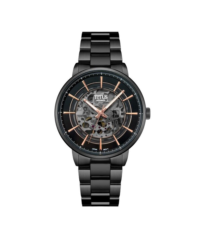 [MEN] Enlight 3 Hands Automatic Stainless Steel Watch [W06-03305-003]