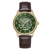 [MEN] Jawi Series Classic 3 Hands Automatic Leather Watch [W06-03310-001]