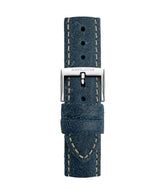 20mm Bluish Grey Smooth Leather Watch Strap [T06-022-07-091]