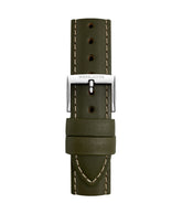 20mm Green Smooth Leather Watch Strap [T06-022-78-091]